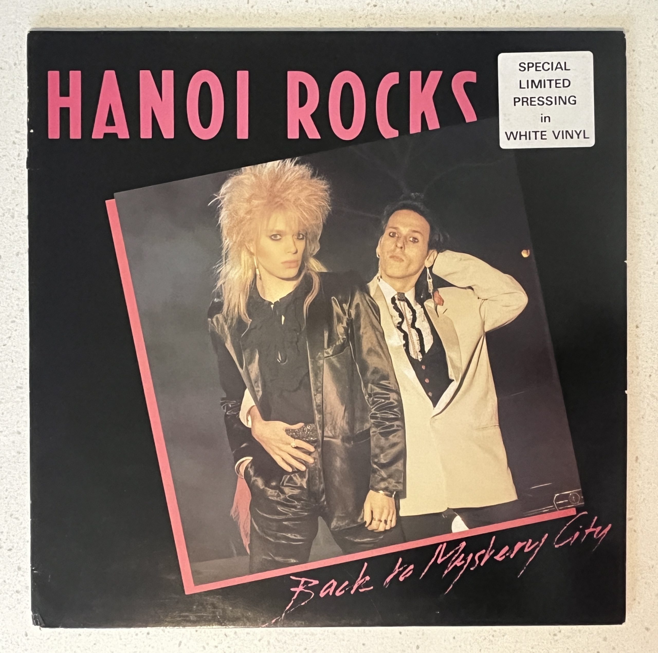 Hanoi Rocks Back To Mystery City Record Album White Colour Vinyl LP LICLP 1