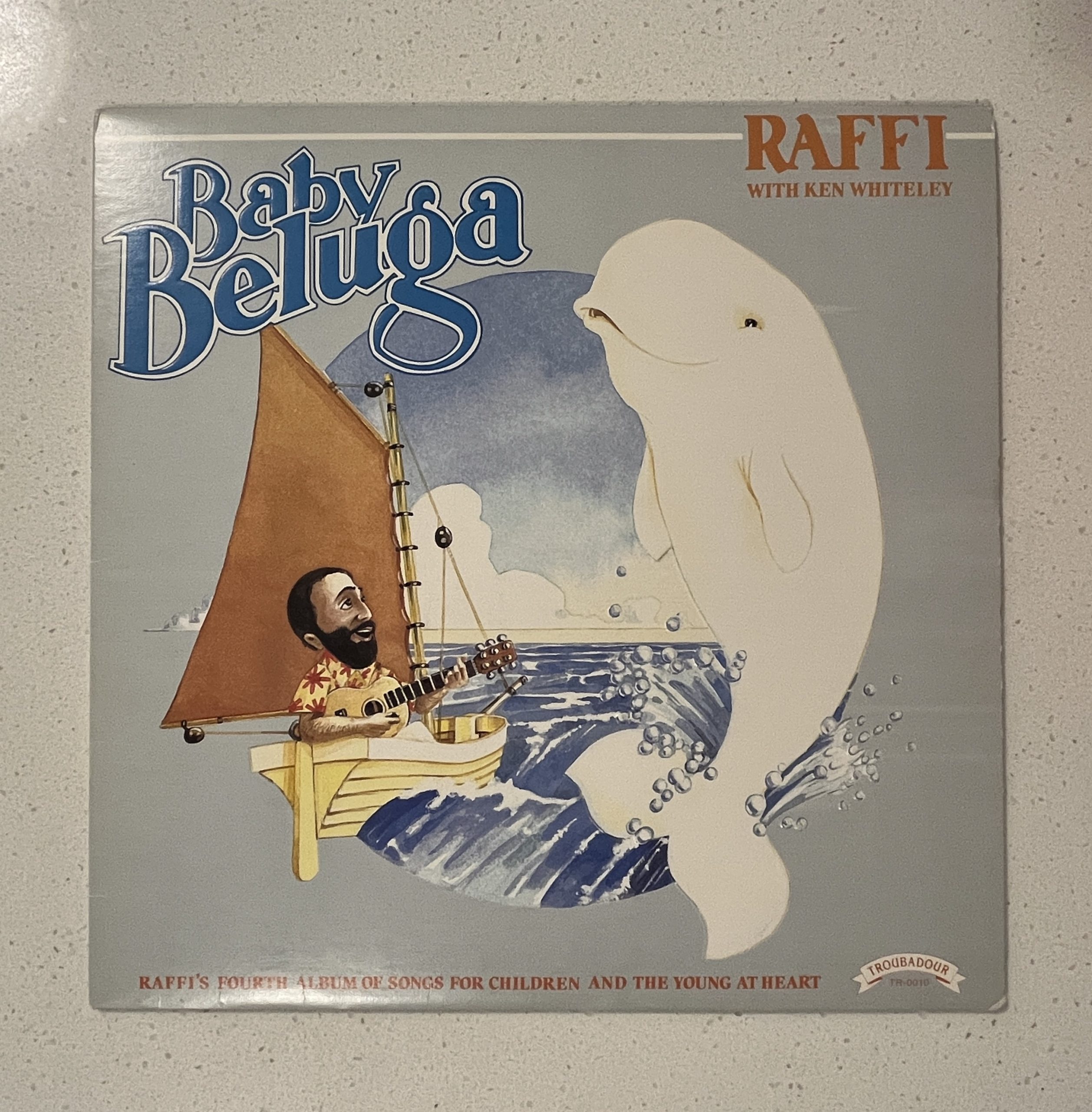 Raffi with Ken Whiteley Baby Beluga Vinyl Record Album LP TR-0010