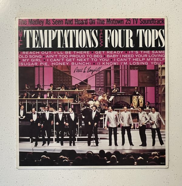 The Temptations With The Four Tops Motown Vinyl Record Album LP MD 4510