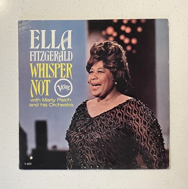 Ella Fitzgerald Whisper Not Vinyl Record Album LP V-4071