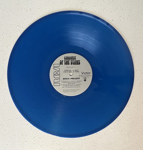 Conquest Of The Stars Space Project Blue Colour Vinyl Record 12" KPN1-0267 - Image 3