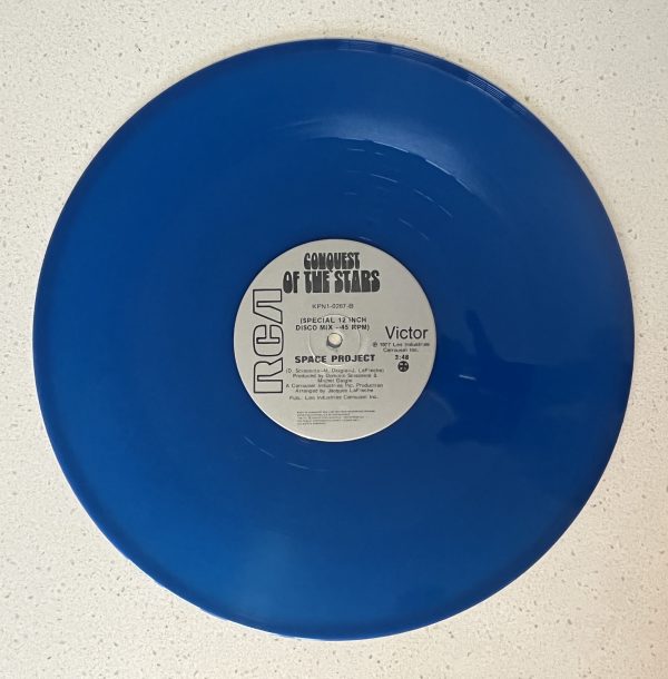 Conquest Of The Stars Space Project Blue Colour Vinyl Record 12" KPN1-0267 - Image 2