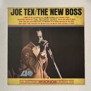 Joe Tex The New Boss Vinyl Record Alvum LP