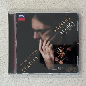 Chailly Kavakos Brahms Bartok Violin Concertos Rhapsodies Hungarian Dances CD 478 5342