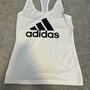 Womens White Adidas Tank Top Size S
