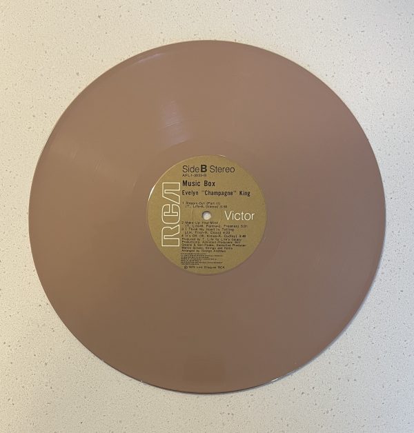 Evelyn Champagne King Music Box Album LP TAN COLOUR VINYL!!! AFL1-3033 - Image 2