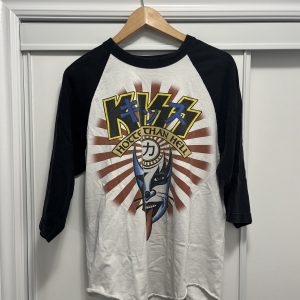 Vintage Kiss Hotter Than Hell T Shirt Size L