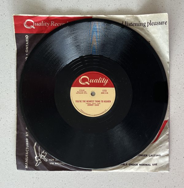 Johnny Cash The Ways Of A Woman In Love / You're The Nearest 78 RPM VG+!! 1772 - Image 2
