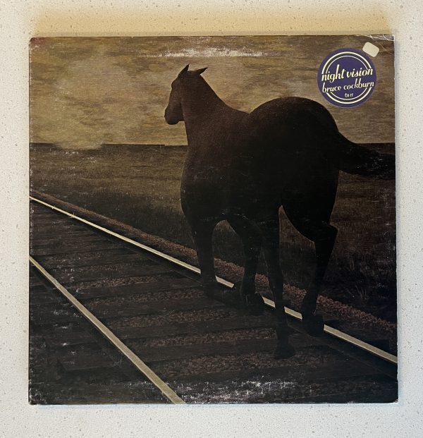 Bruce Cockburn Night Vision Record Album LP GOLD COLOUR VINYL!!!