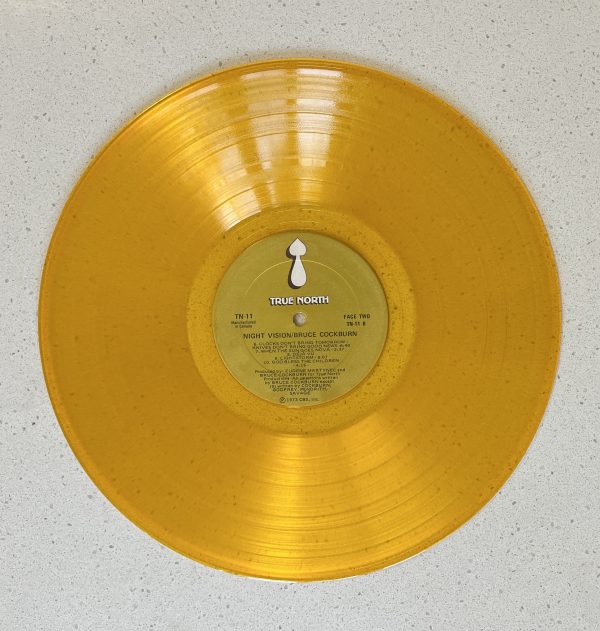 Bruce Cockburn Night Vision Record Album LP GOLD COLOUR VINYL!!! - Image 5