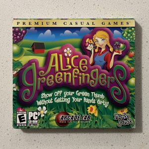 Alice Greenfingers Game for PC NO SCRATCHES!!!