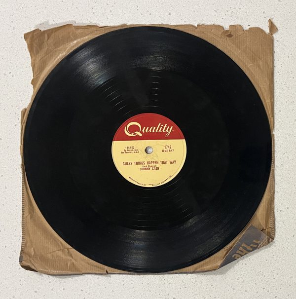 Johnny Cash Come In Stranger / Guess Things Happen That Way Vinyl 78RPM NEAR MINT!!! 1742 - Image 2