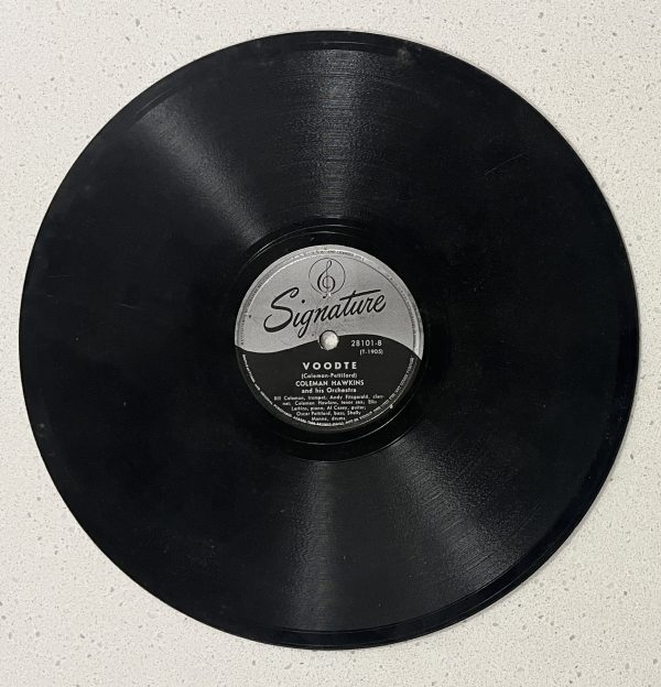 Coleman Hawkins Barrel-House / Voodte 40s Jazz Vinyl 78RPM 28101 - Image 2