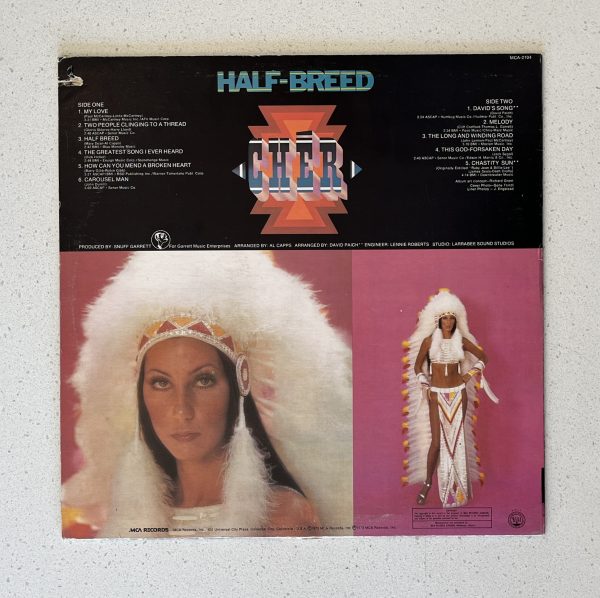 Cher Half Breed Vinyl Record Album LP NO SCRATCHES!!! MCA 2104 - Image 2