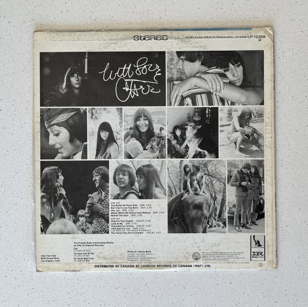 Cher With Love Vinyl Record Album VG+/VG LP 12358 - Image 2