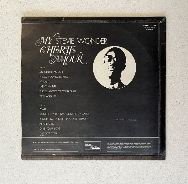 Stevie Wonder My Cherie Amour Vinyl Record Album LP UK PRESS!!! STML 11128 - Image 5