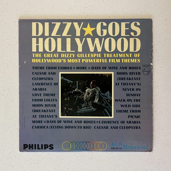 Dizzy Gillespie Goes Hollywood Vinyl Record Jazz Album LP PHM-200-123