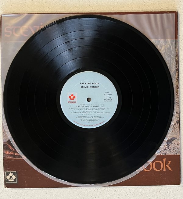 Stevie Wonder Talking Book Vinyl Record Album LP T 319L - Image 5