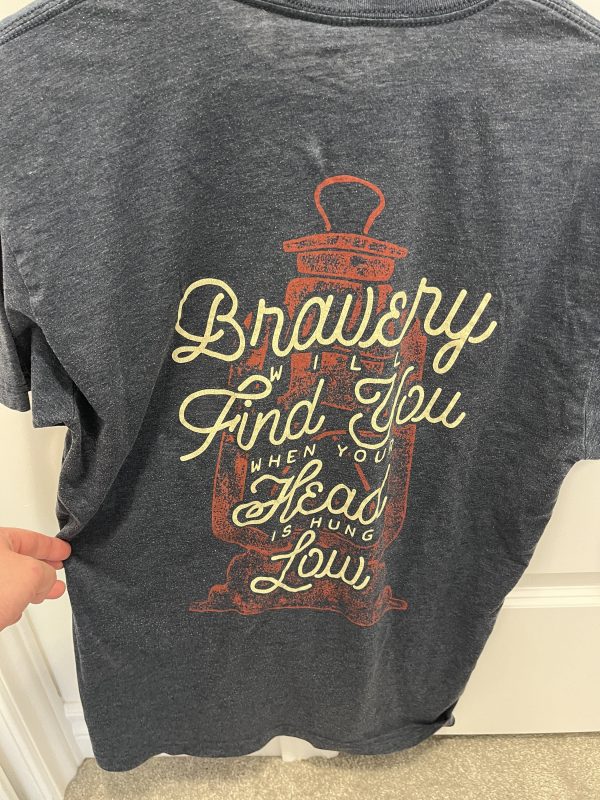 August Burns Red Lancaster Bravery T Shirt Size L Charcoal Grey - Image 3