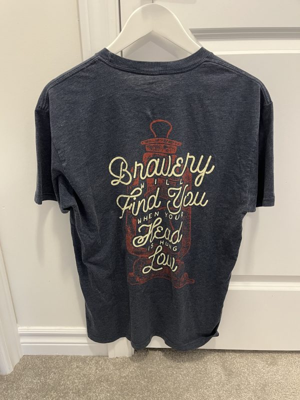 August Burns Red Lancaster Bravery T Shirt Size L Charcoal Grey - Image 4