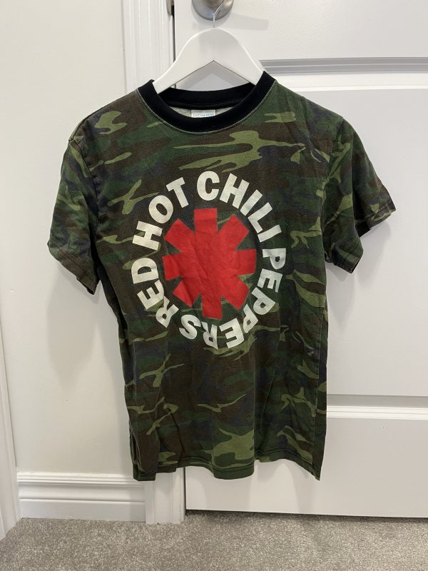 Red Hot Chili Peppers Camo Colour Tour T Shirt Size M