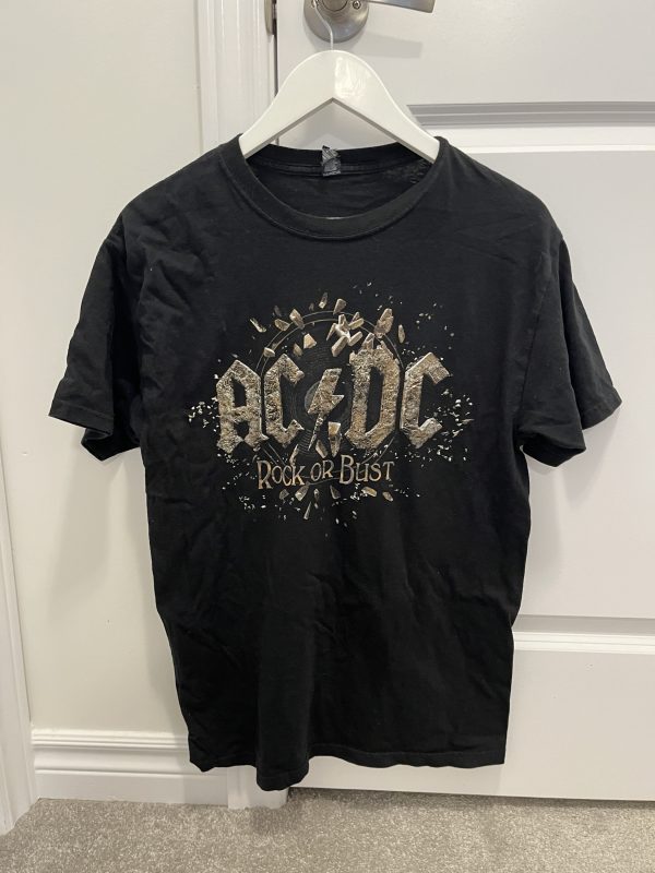 ACDC Rock Or Bust Tour T Shirt Size M In Rock We Trust