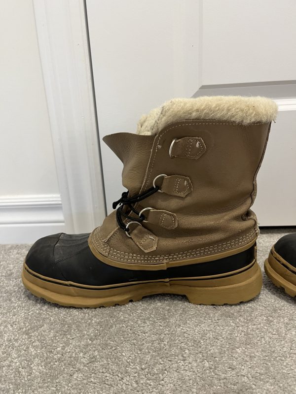 Men's Sorel Winter Snow Boots Tan Size 10 - Image 2