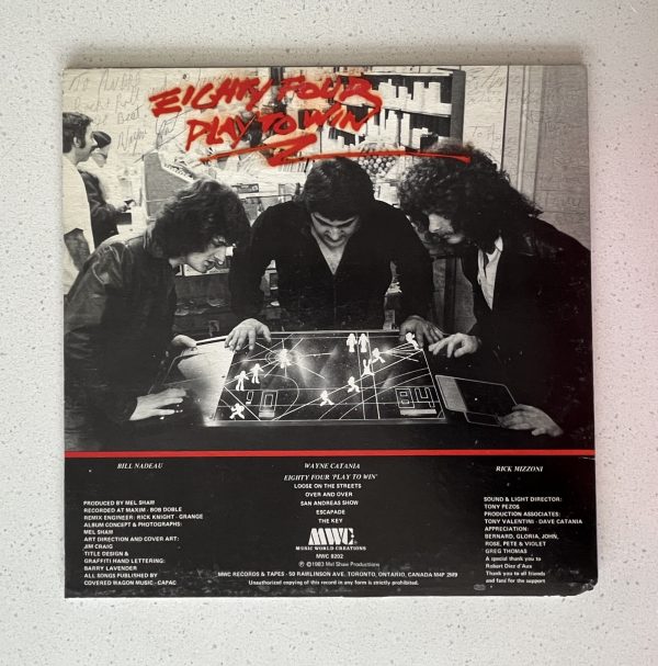*SIGNED* Eighty Four Play To Win Vinyl Record Album LP NO SCRATCHES!!! MWC-8202 - Image 2