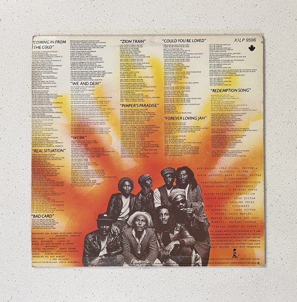 Bob Marley Uprising Vinyl Record Album LP NO SCRATCHES!!! XILP 9596 - Image 4