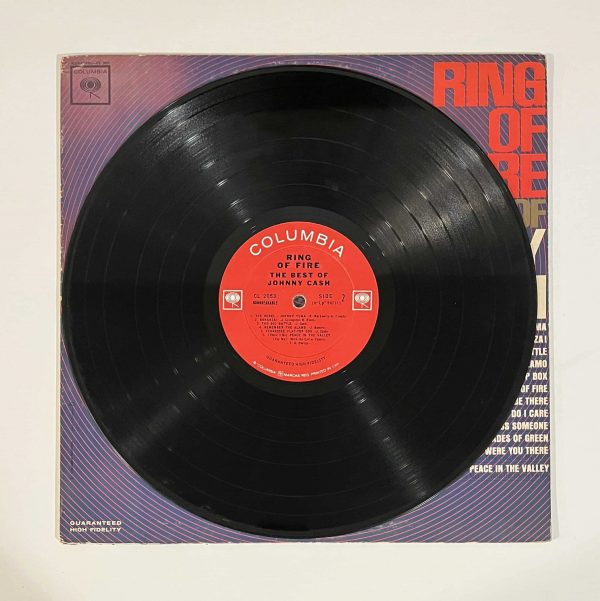 Johnny Cash Ring Of Fire Vinyl Record Album LP - Image 3
