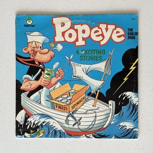 Popeye The Sailor Man 4 Exciting Stories Childrens Kids Music Vinyl LP 8097