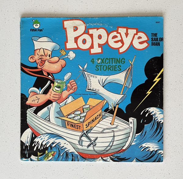Popeye The Sailor Man 4 Exciting Stories Childrens Kids Music Vinyl LP 8097