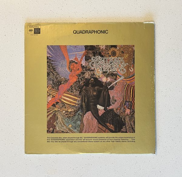 Santana Abraxas Quadrophonic Vinyl Record Album LP CQ 30130