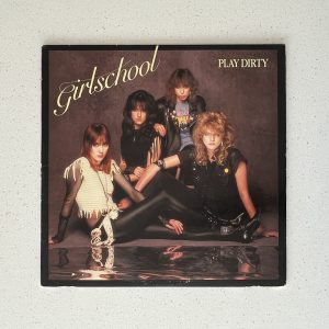 Girlschool Play Dirty Vinyl Record Album LP SGR-1019