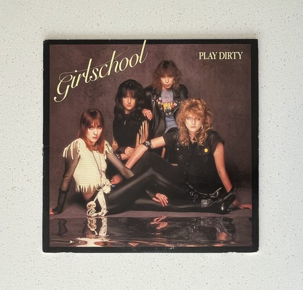 Girlschool Play Dirty Vinyl Record Album LP SGR-1019