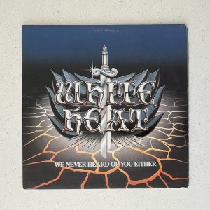 White Heat We Never Heard Of You Either Nikki Cruze Vinyl Record Album LP PROMO!!! NO SCRATCHES!!! BFZ 80138