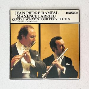 Jean-Pierre Rampal & Maxence Larrieu Quatres Sonates Pour Deux Flutes Classical Vinyl Album LP NO SCRATCHES!!! OX-7006-ND
