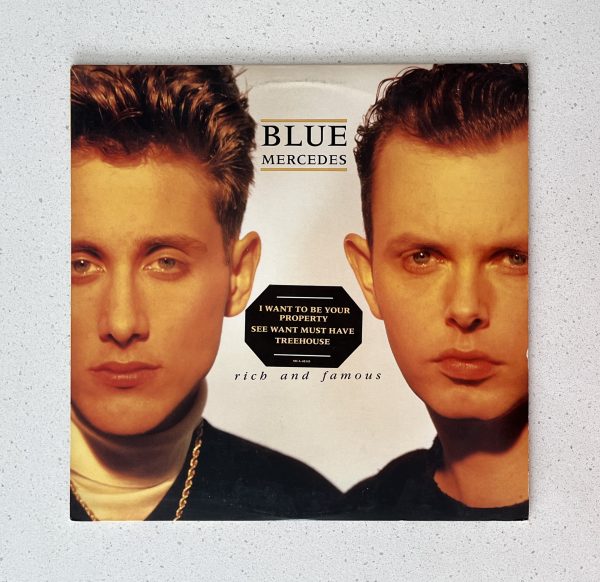 Blue Mercedes Rich and Famous Vinyl Record Album LP PROMO MCA-42143