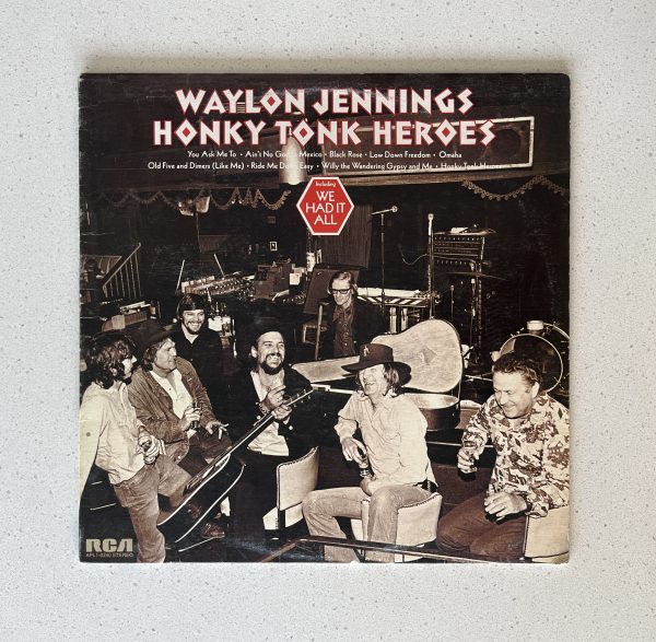 Waylon Jennings Honky Tonk Heroes Vinyl Record Album LP NO SCRATCHES!!! APL1-0240