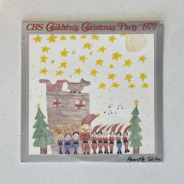 CBS Children's Christmas Party 1979 Red Vinyl Record Album Xmas COMPLETE LP!!!