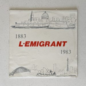 L'emigrant 1883-1983 Vinyl Record Album LP VG+/VG