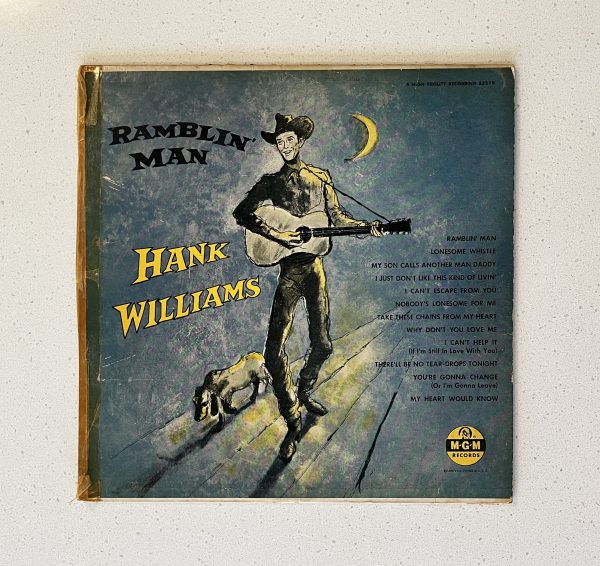 Hank Williams Ramblin Man Vinyl Record Album Early Canada Variant MGM LP E-3219