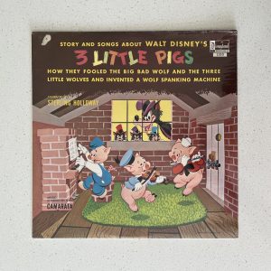 Stories And Songs about Walt Disney's 3 Little Pigs Narrated by Sterling Holloway Vinyl Record Album LP BRAND NEW SEALED!!! 1310