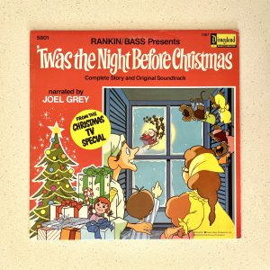 Disney Rankin Twas the Night Before Christmas Complete Story Joel Grey TV Special Xmas Vinyl Record Album LP 1367