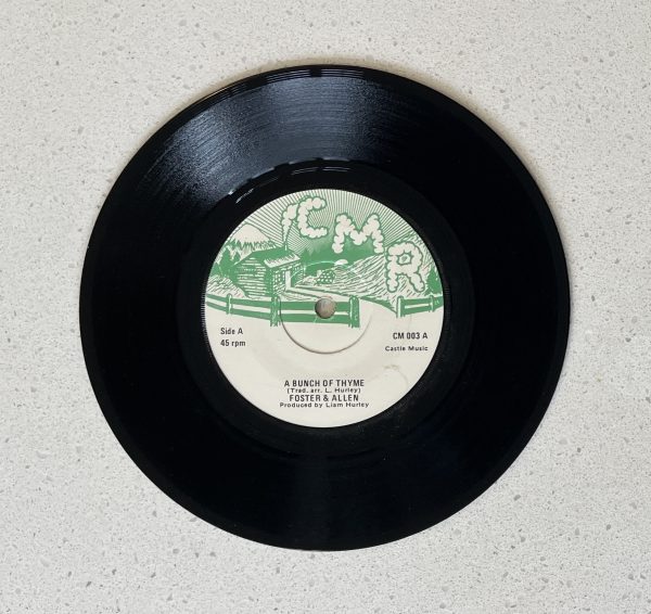 Foster & Allen A Bunch Of Thyme / The Blacksmith Vinyl 45RPM Irish Folk Song CM 003