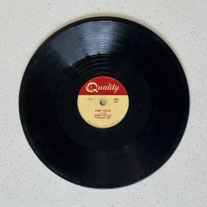 Johnny Cash Train Of Love / There You Go Vinyl 78RPM 1585 Quality Records
