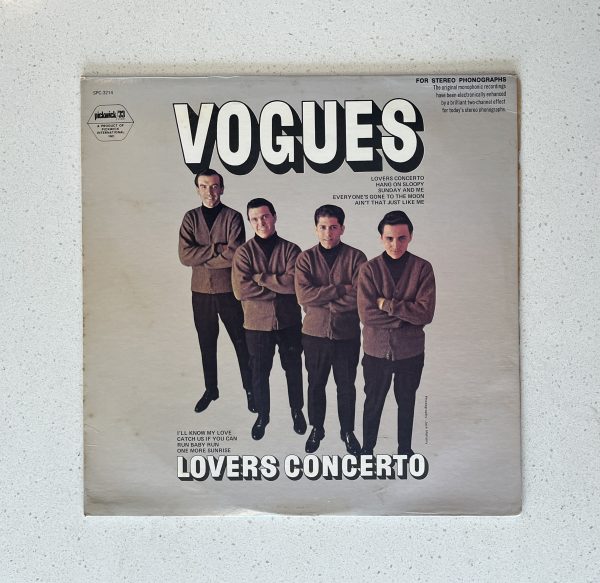 The Vogues Lovers Concerto Vinyl Record Album LP NO SCRATCHES!!! SPC-3214