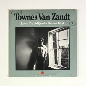 Townes Van Zandt Live At The Old Quarter Houston Texas 1st Press Vinyl 2LP 2239-7001