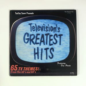 Television's Greatest Hits 65 TV Themes From The 50's Vinyl Record Album LP TVT 1100 SP 91002