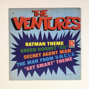 The Ventures Self Titled Batman Theme / Green Hornet 66 / Secret Agent Man / Get Smart / Man From U.N.C.L.E. Vinyl Record Album Canada Mono LP BLP 2042